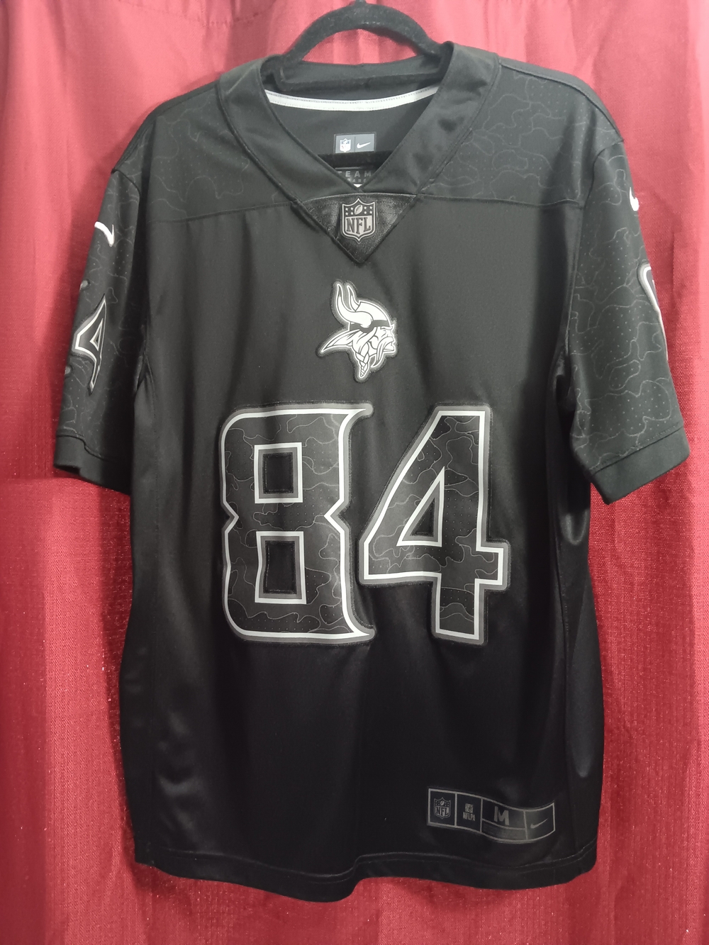 Nike Black Minnesota Vikings #84 Men’s Football Jersey